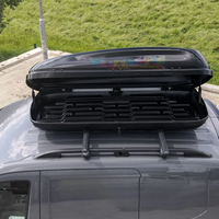 Boîte à bagages de toit de voiture ABS de style sportif Boîte de transport de stockage Boîte de toit étanche pour voitures 480l 750l 550 600l