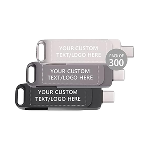 Biểu Tượng Tùy Chỉnh 64GB USB C 2In 1 Ổ Đĩa Flash Cá Nhân Kim Loại USB 3.0 32GB Bộ Nhớ Cho Công Ty Quà Tặng Số Lượng Lớn Các Mặt Hàng Khuyến Mại - Product Image 1
