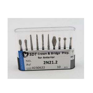 Dental Clinic Diamond Burs Crown and Bridge Prep para fresa anterior - Product Image 1