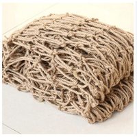Filet décoratif en corde de jute, corde de chanvre, protection de clôture de jardin, filet de balançoire