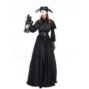 Costume de personnage de <span class=keywords><strong>film</strong></span> d'horreur pour adulte Halloween, Costume de héros de donjon Docteur Corbeau, Bouche de peste - Product Image 2