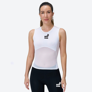Gilet de sport pour <span class=keywords><strong>femme</strong></span> personnalisé, à séchage rapide, respirant, sans manches, vente en gros, OEM, nom de l'équipe, couche de base pour le cyclisme - Product Image 1