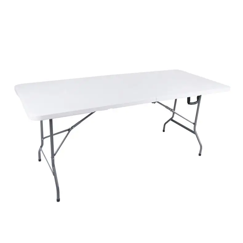 Table pliante rectangulaire en plastique, pour camping en plein air, pique-nique, 6 pieds, 72 pouces, avec verrou, offre spéciale