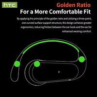 HTC NE38 AI traducteur Bluetooth V6.0 écouteurs OWS écouteurs fil de titane écouteurs sans fil HD appels ultra-léger Style crochet d'oreille
