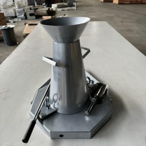 슬럼프 콘 세트 스프레이드 스틸 콘크리트 슬럼프 테스터 콘크리트 압축 시험기용 완전한 시험 장비 세트 - Product Image 4