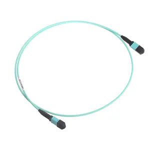 MTP a MTP OM3 50/125 B 12 fibras Medidor XXX multimodo (longitud personalizada) Cable troncal de fibra óptica MPO/MTP