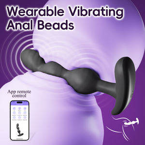 <span class=keywords><strong>Plug</strong></span> <span class=keywords><strong>Anal</strong></span> Vibratório com Controle Remoto por Aplicativo Sem Fio em Silicone Sobre-injetado Sem Costura Brinquedos Anais Vibrador de Ânus - Product Image 2