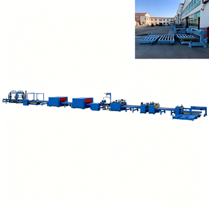 Ligne <span class=keywords><strong>de</strong></span> lamination intelligente pour panneaux <span class=keywords><strong>de</strong></span> <span class=keywords><strong>bois</strong></span>, 2 opérateurs, pour portes <span class=keywords><strong>de</strong></span> meubles <span class=keywords><strong>de</strong></span> cuisine, finition <span class=keywords><strong>de</strong></span> surface PET/PVC haute brillance sur panneaux <span class=keywords><strong>de</strong></span> 4x8 pieds - Product Image 1