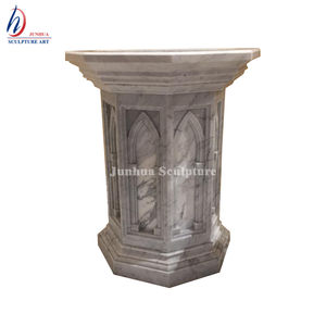 Fuente de bautismo religioso, mármol auténtico tallado a mano para iglesia, venta al por mayor - Product Image 6