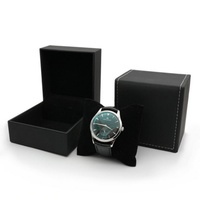 Boîte Cadeau Luxe Personnalisée OEM/ODM pour Montres à Bracelet, Présentoir à Un Seul Emplacement, en Plastique Recyclé, pour Hommes (CN/GUA)