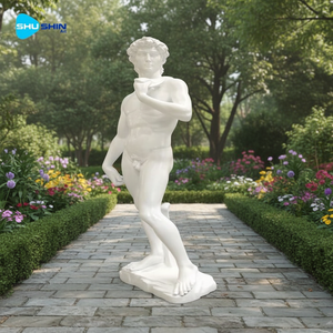 高品質等身大白大理石ダビデ像、住宅庭園用 - Product Image 4