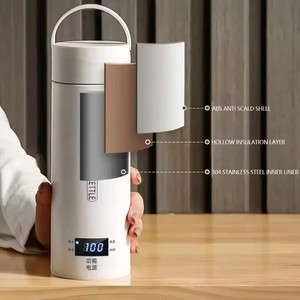 Bouilloire électrique de voyage 500 ml, ébullition rapide de l'eau, chauffe-lait portable pour bébé, bouilloire en acier inoxydable 304, thermos - Product Image 5