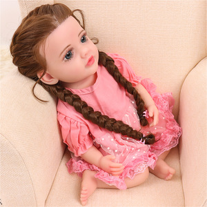 <span class=keywords><strong>40Cm</strong></span> 100% <span class=keywords><strong>Reborn</strong></span> Girl Poupée réaliste en silicone pour nouveau-né pour enfants - Product Image 4