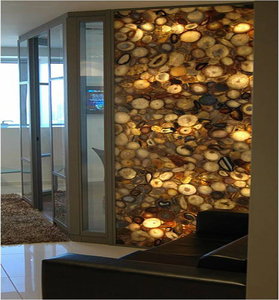 Piedra de Ágata Marrón Semipreciosa, Ónix, Popular para Revestimiento de Paredes, Decoración de Interiores de Lujo, Hogar, Hotel, Restaurante - Product Image 4