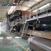 Ligne de production de recyclage de cartons usagés grande capacité, machine complète de fabrication de papier carton en rouleaux jumbo
