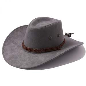 Chapeau de soleil western en daim à large bord personnalisé pour l'équitation et les <span class=keywords><strong>voyages</strong></span> en plein air – Fabricant de chapeaux sur mesure – Usine de chapeaux - Product Image 5