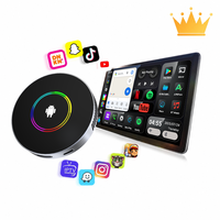 PlayAiBox Android 15 CarPlay Ai Box Qualcomm 6350 8+128GB Red 5G Integrada Descarga de Aplicaciones de Youtube/Netflix Google Play Store