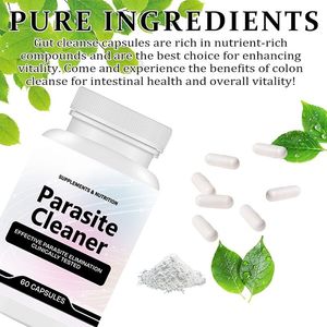 Kapsul Saffron FUCUI Detoksifikasi Parasit Pembersih Usus dengan Ekstrak Daun Bubuk Buah Ekstrak Tumbuhan - Product Image 2