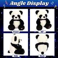 Peluche musicale Panda Animal en peluche Soft Glowing LED Light Night-up Toys Singing Lullabies Birthday Gifts
