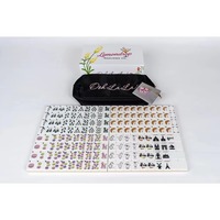 Tuiles de Mahjong, nouveau motif américain, rose, Oh La La, ensemble en acrylique, jeu de table luxueux et élégant, cadeau, jeu de casino