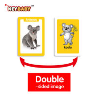 Jeu de cartes flash éducatives personnalisées pour l'apprentissage de l'anglais avec boîte, sur le thème des fruits, des animaux, des légumes et des couleurs, pour étudiants et enfants