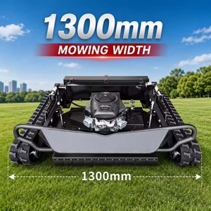 1300mm Cut Width Dual 1200W Motor Belt Drive Anti-Collision Remote Control Tracked <b>Lawn</b> <b>Mower</b> - Product Image 1