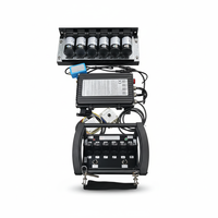 Control Remoto Inalámbrico de 433MHz con Batería Recargable para Operación Hidráulica, Uso Universal en Grúas, Distancia de Control de 500m, Plástico