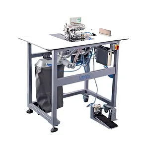 Máquina de Serging de costura lateral automática, máquina de coser industrial, maquinaria de ropa, 2 unidades