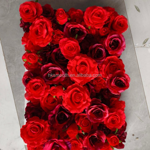 Smooth Dense 5D Artificial <b>Flower</b> Red Rose <b>Wall</b> Wedding Backdrop Easy installation Silk Rose Floral <b>Wall</b> <b>Panel</b> For Party - Product Image 3