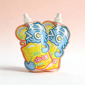 Bolsa de Aluminio con Boquilla de Plástico a Prueba de Fugas, con Forma Especial Personalizada, para Envasado de Yogur, Zumo de Frutas, Gelatina y Líquidos - Product Image 1