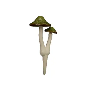 批发装饰花园装饰陶瓷蘑菇