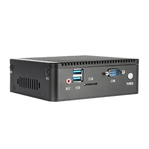 Bestview Fanless Mini Pc J1900 4 * Lan Gagabit Ethernet Industrial Pc Win7 Firewall Router Hmdi Vga Industriële Pc Rs 485