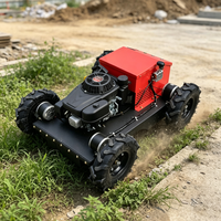 Tondeuse robotisée compacte télécommandée pour usage agricole et commercial, avec lame de coupe pour herbe, simple d'utilisation, prix compétitif