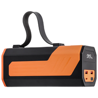Batterie externe OEM tendance 50000mAh 100W PD avec câble rétractable et lumière LED pour la charge d'ordinateurs portables, le camping en plein air, les voyages