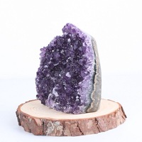 Géodes d'Améthyste Naturelle du Brésil de Qualité Supérieure en Cristal de Quartz, Forme Grappe, à Vendre
