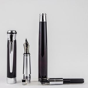 Набор металлических ручек (фонтанная и роллерная) оптом, с гравировкой логотипа на заказ, для руководителей, роскошные корпоративные подарочные наборы с футляром - Product Image 2