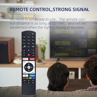 RC4318 Télécommande pour Vestel Finlux Telefunken Edenwood 4K Smart Television RC4318P RC4390 RC4390P RC4391P
