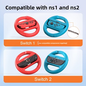 Volante per Nintendo <span class=keywords><strong>Switch</strong></span> 2/1, Accessorio per Joy-Con per <span class=keywords><strong>Mario</strong></span> Kart, Accessori per Videogiochi - Product Image 4