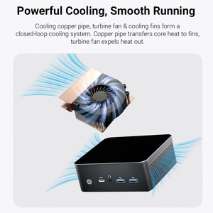 Mini PC con Procesador R7-6800H, USB4.0 40Gbps, Ranura Dual DDR5, SSD M.2, Tipo-C, Carcasa Metálica, Portátil, para Oficina y Negocios, VK-6 - Product Image 5