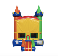 Château gonflable commercial coloré en PVC pour enfants
