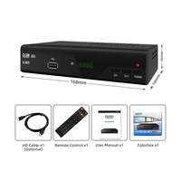 JUNUO Polonia Italia Francia España Decodificador Digital H265 DVB T2 Receptor de TV TDT Decodificador DVB-T2