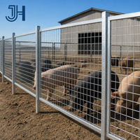 Panneau de grillage soudé galvanisé robuste pour cage à animaux, cage à volailles, enclos pour bétail, clôture de construction