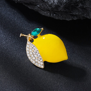 El nuevo broche de moda y limón de Weiman es exquisito y bonito. Cuenta con un escote simple, un pasador a prueba de fugas - Product Image 3