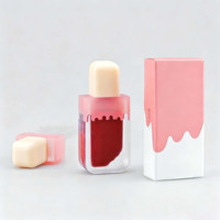 Rouge à lèvres liquide brillant personnalisé, cosmétiques de haute qualité, formule sans huile, brillance intense, imperméable, longue tenue, 4 ml, personnalisable