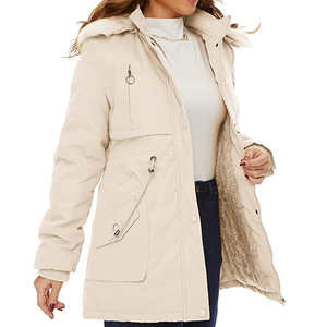Veste d'hiver pour femmes à la mode <span class=keywords><strong>Parka</strong></span> Poitrine et poches inférieures Manteau d'hiver Veste d'extérieur - Product Image 2