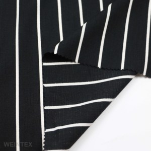 WI-B11 Tre Doanh 100% Polyester 135gsm Rêu Crepe Sọc In Vải Cho Quần Và Ăn Mặc - Product Image 4