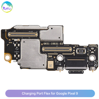 Kabel Fleksibel Port Pengisian Daya, Suku Cadang Perbaikan Pengganti dengan Pembaca Kartu SIM untuk Google Pixel 9/ 9 Pro XL