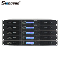 Amplificateur de puissance DSP D2-4200, amplificateur audio numérique professionnel, traitement audio avec filtre FIR
