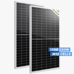 SSS Mono 540 Watt Solarmodule 30 Jahre Garantie 550W Panels Solares Chinos Precio Solar platten