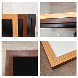 <span class=keywords><strong>Pizarra</strong></span> magnética pequeña con marco de madera personalizado al por mayor, <span class=keywords><strong>pizarra</strong></span> para restaurante montada en la pared para enseñanza en el hogar - Product Image 3